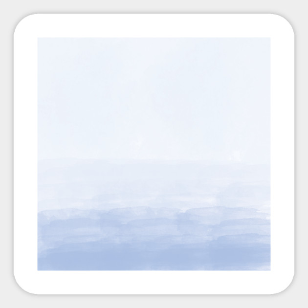 Blue Watercolor Painted